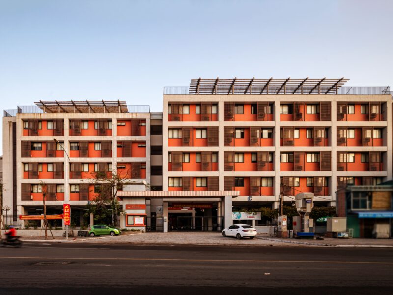 university student residence exterior